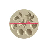 Molde Silicona Mini Conchas De Mar